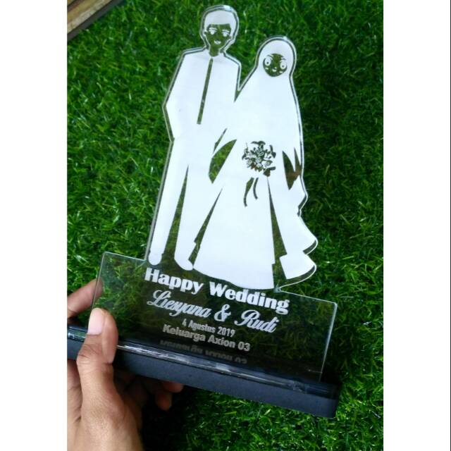 Lampu Plakat Hadiah Nikahan Bahan Akrilik Perpisahan Kenang-Kenangan Sekolah Event Hadiah Anniversar