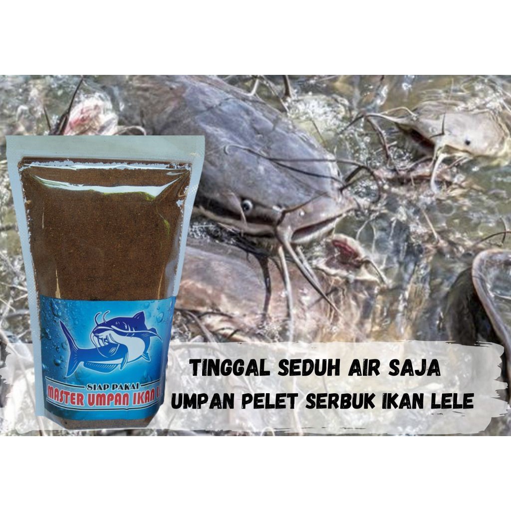 umpan pelet ikan lele siap pakai