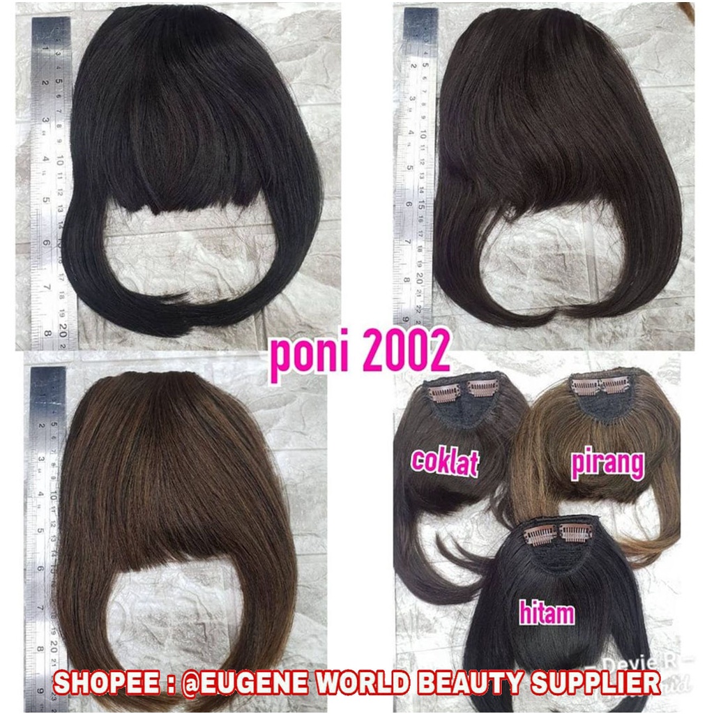 KOREAN PONI CLIP PONI RAMBUT PALSU PONI HAIRCLIP DEPAN PONI HAIRCLIP SAMPING PONI CLIP TOUPEE KOREA