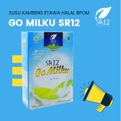 

GO MILKU SR12,SUSU KAMBING BUBUK BPOM,MENINGKATKAN KESEHATAN IMUN,PELANCAR ASI,MENCERDASKAN ANAK