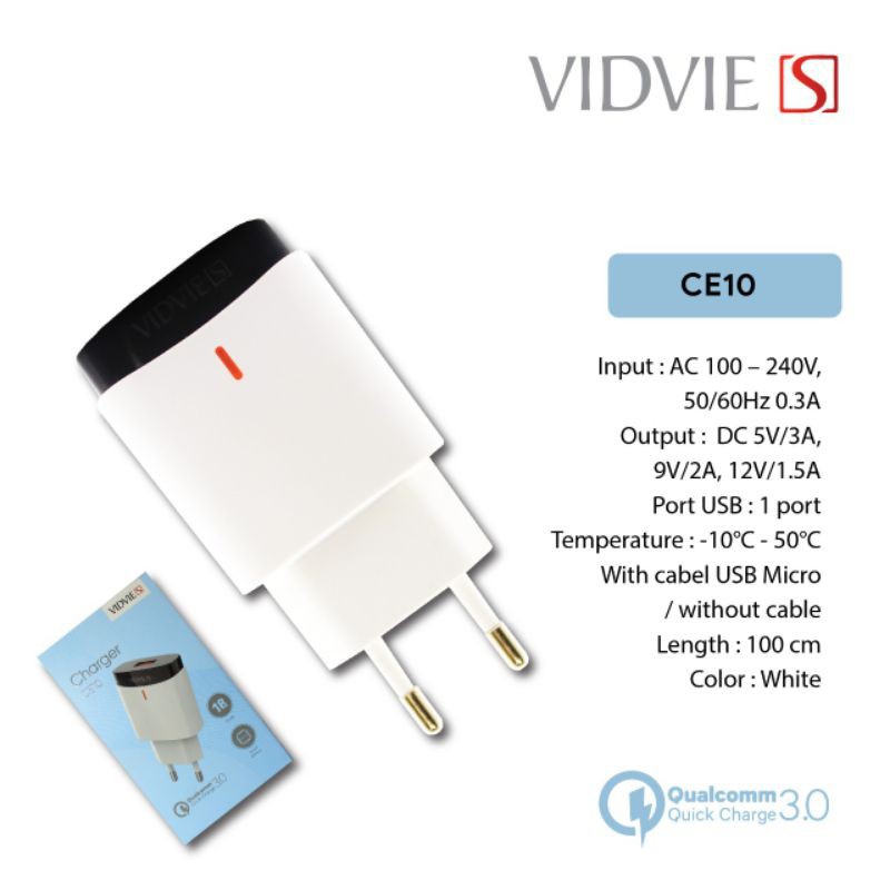 TRAVEL CHARGE VIDVIE S-CE10