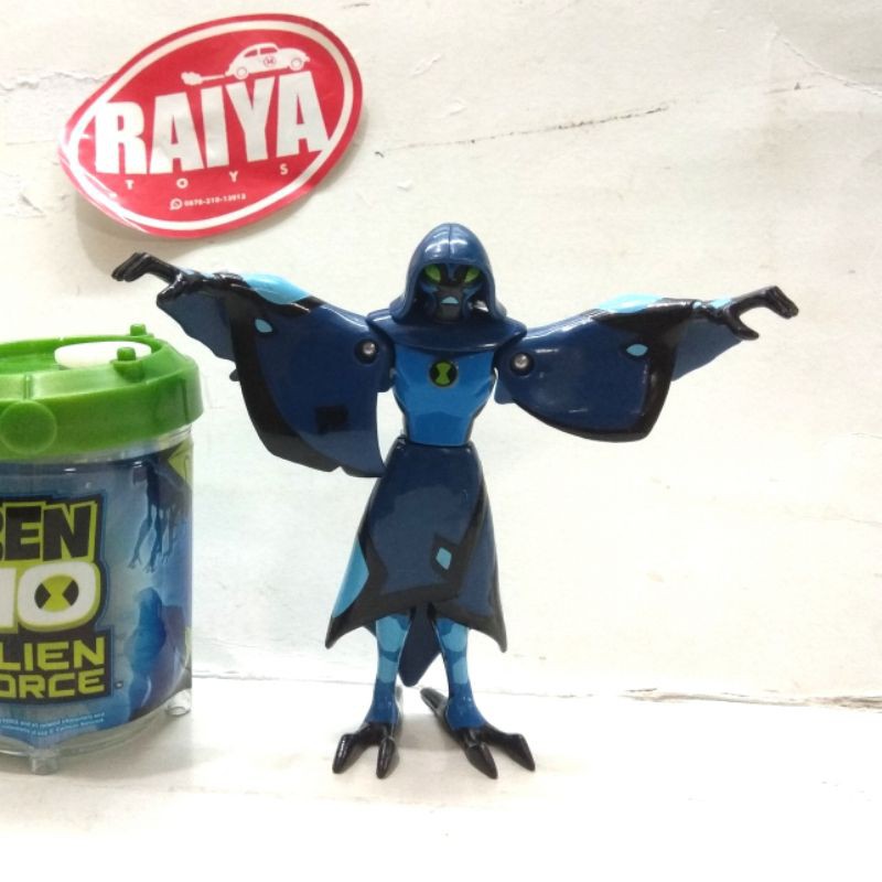 BEN 10 BIG CHILL CLOAKED ALIEN FORCE LUS ORI BANDAI bukan jam omnitrix