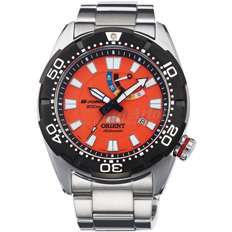 Unik ORIENT M-FORCE Automatic Power Reserve Diver's 200M SEL0A003M Murah