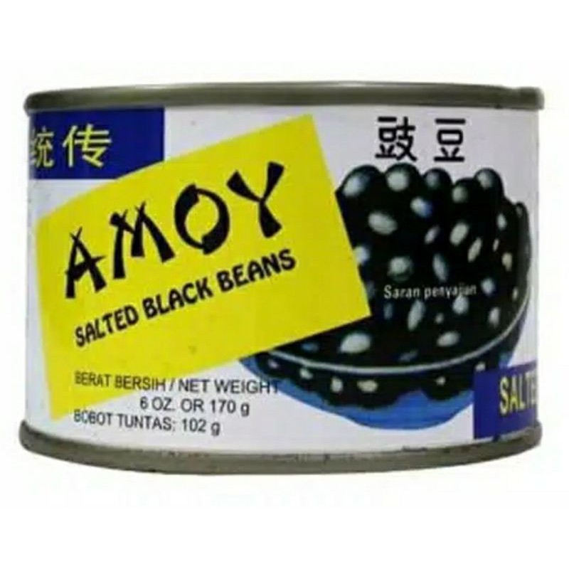 

Amoy Salted Black Beans 170g Tausi TaoSi Tau Xi Tao Si Kacang Hitam dalam