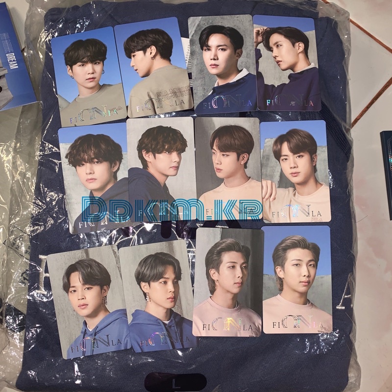 [ready stock] Photocard Fila Now On x BTS