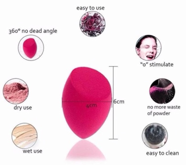 TS01- Beauty sponge make up colorfull unik puff spon