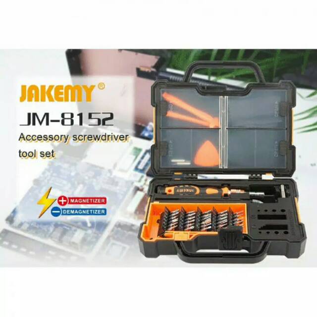 Obeng Set / Tool Box Original Jakemy