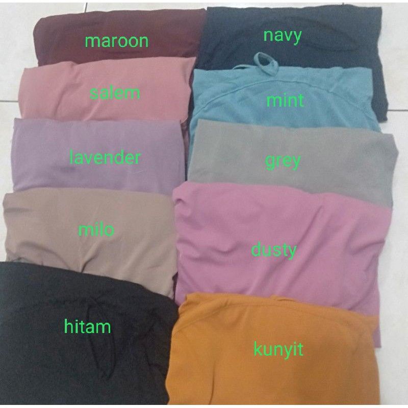 JILBAB DESSY Fitri Oval Polos