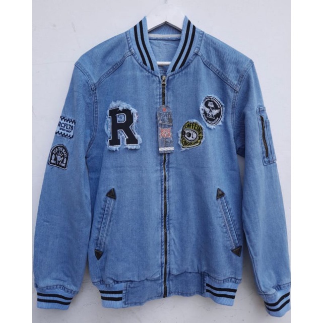 Jaket Jeans Denim Terbaru Rocafela Premium Pria | Cowok | Laki laki