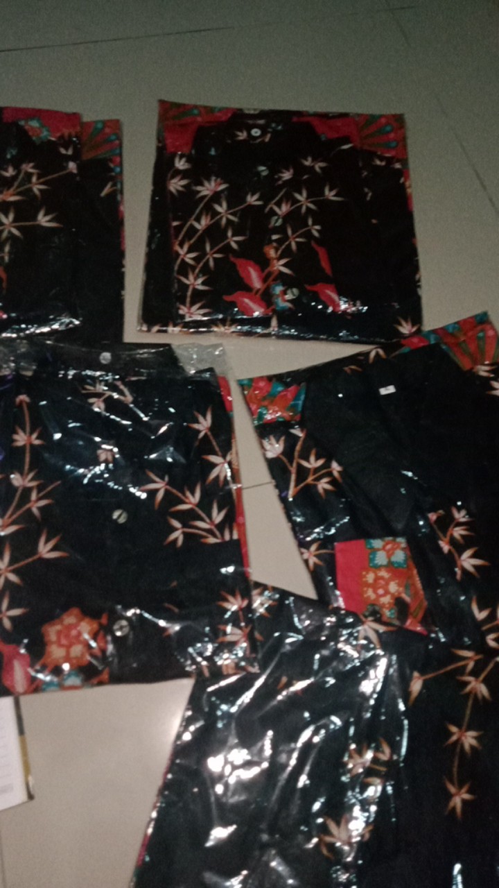 Batik Couple Keluarga Sania Ruffle Ori Ndoro Jowi Dnt Kate Garansi Termurah