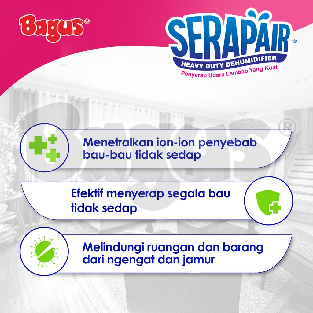 Ktmstore Bagus Serapair Hanger serap air 400 ml x 2 pcs W-20418