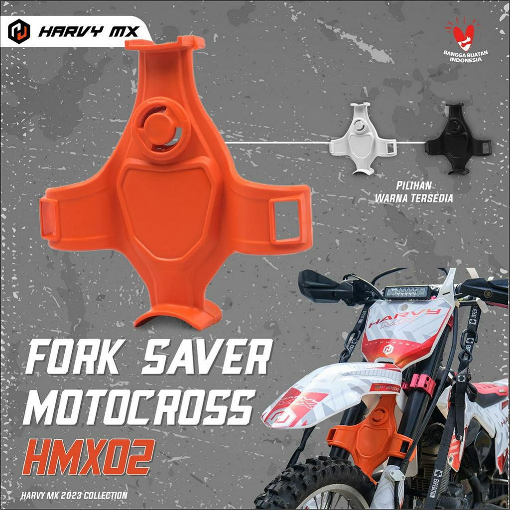 Fork Saver HMX02 Penahan Penyangga USD Motorcross Trail CRF 150L 250 450 R KLX BIGFOOT DTRACKER New WR 155 KTM 250 Universal HARVY MX