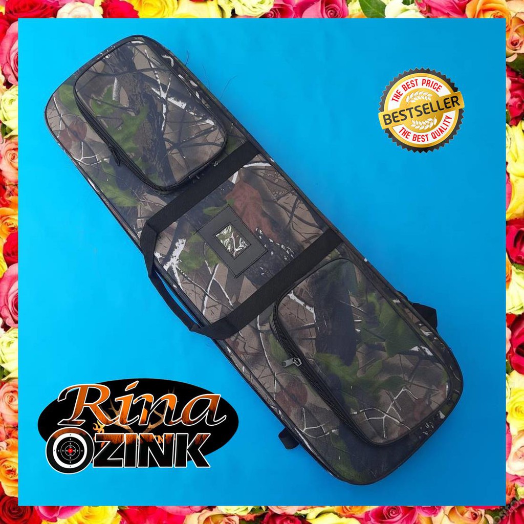 TAS SENAPAN ANGIN RANSEL BULLPUP KOTAK BUSA TEBAL 100CM