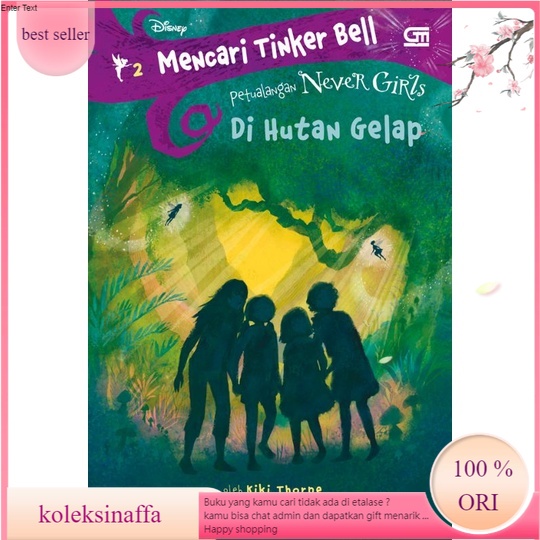 buku anak - FINDING TINKER BELL: DI HUTAN GELAP (FINDING TINKER BELL: TH