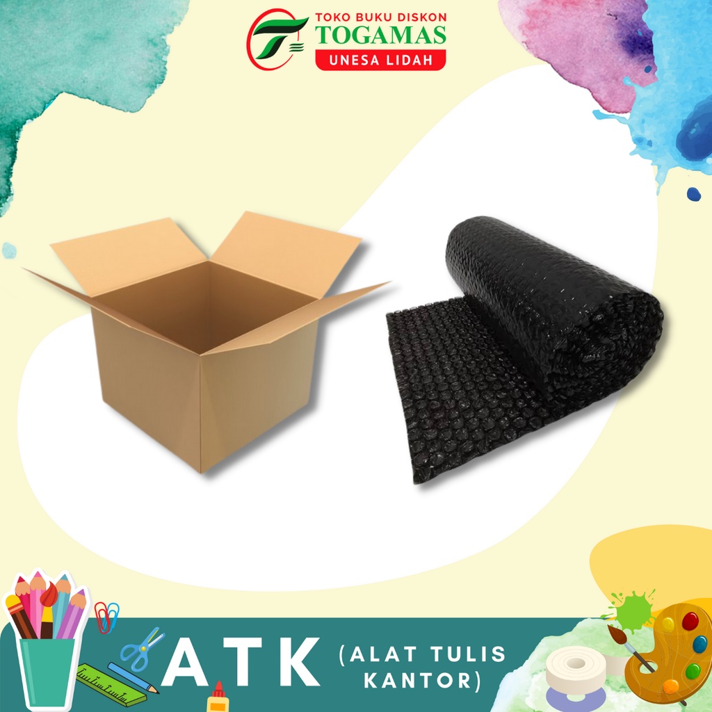 BUBBLE WRAP // TAMBAHAN PAKET BUBBLE WRAP // BUBBLE WRAP HITAM // KARDUS PACKING