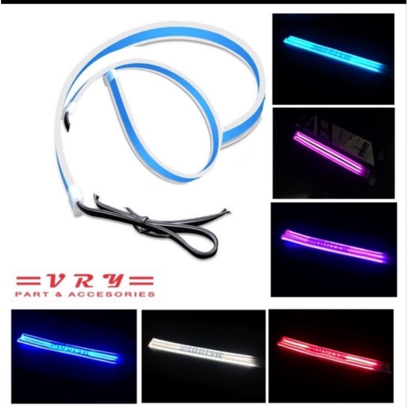 lampu alis led slime+sein sen running 30cm vario 150 125 nmax new aerox pcx beat ninja