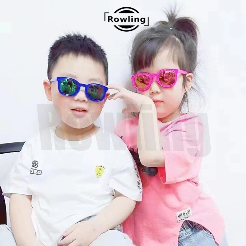 Rowling(ka-204)Kacamata Hitam Anak New Trend/Fashion Anak Terbaru Kotak kacamata hitam High Quality Import Kacamata Fashion