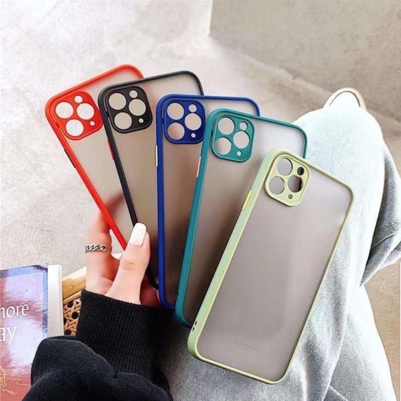 CASE MY CHOICE + RING KAMERA KHUSUS IPHONEE WARNA RANDOM