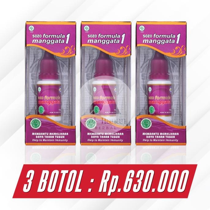 PROMO Obat Diabetes Jamu Tetes Soman 1 ( Herbal Soman ) khusus 3 Botol Asli