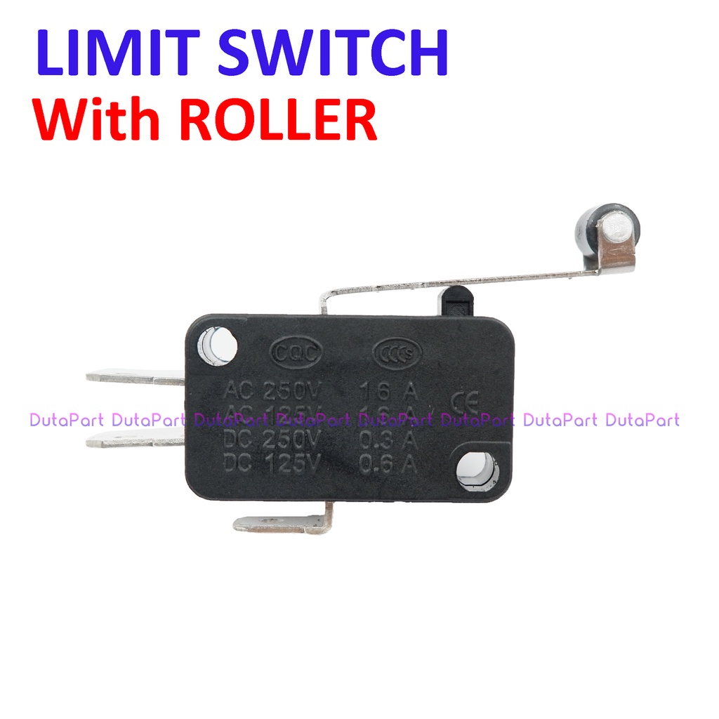 Limit Switch Roller Roda Panjang Saklar Pembatas Micro Switch SPDT