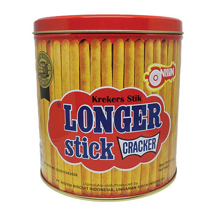 

Nissin Longer Stick Krekers Stik Cracker Kaleng Biskuit Stik 500g