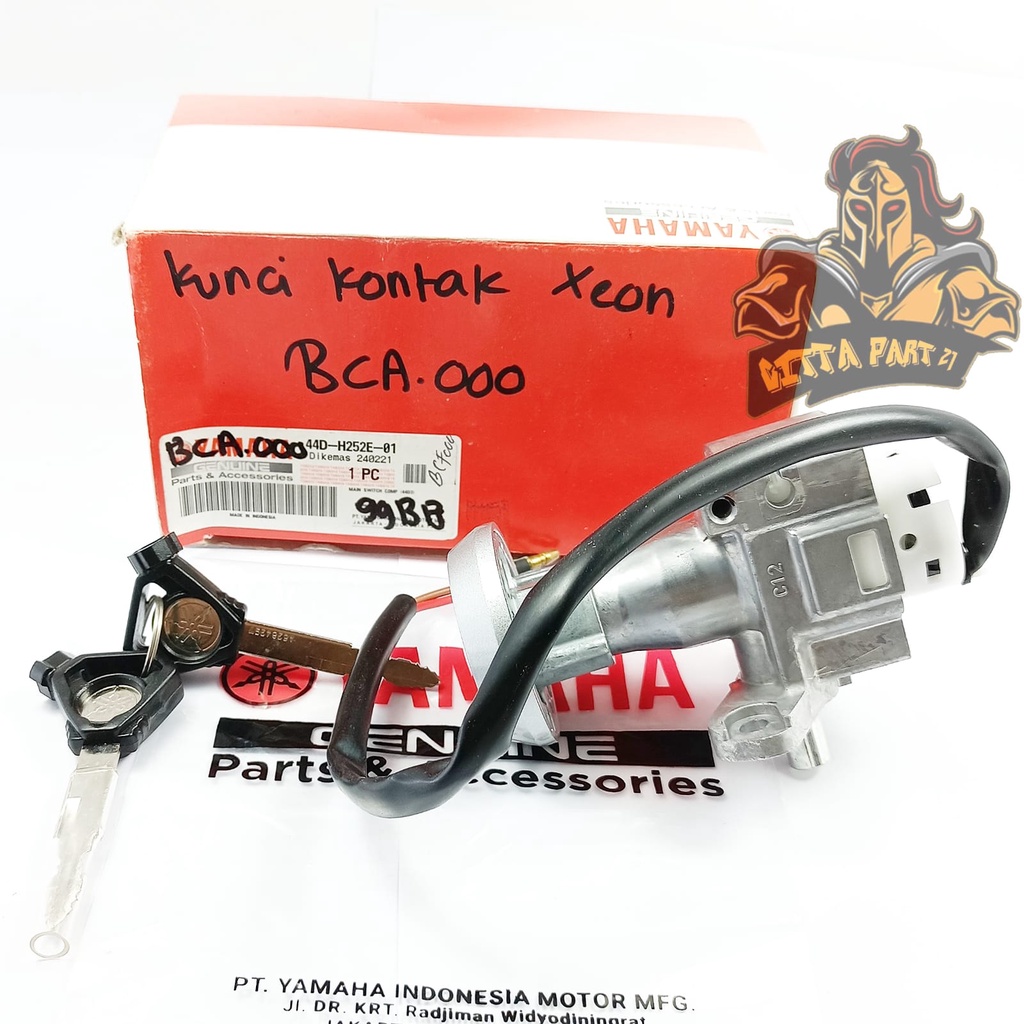 KUNCI KONTAK SET YAMAHA YGP 44D XEON KUALITAS ASLI ORIGINAL YAMAHA YGP PRESISI PAS TINGGAL PASANG AWET DAN DIJAMIN MANTAP / KUNCI XEON / KUNCI FINO FI / KUNCI X RIDE / KUNCI SOUL GT 125 / KUNCI JUPITER Z NEW / KUNCI JUPITER Z1 / KONTAK XEON / KONTAK FINO