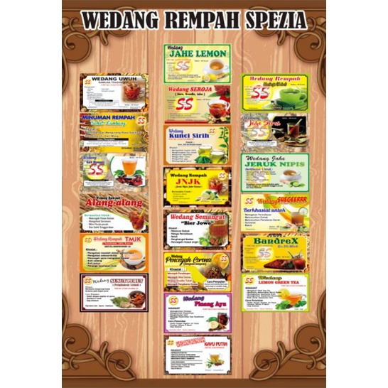 

Wedang rempah rempah komplit