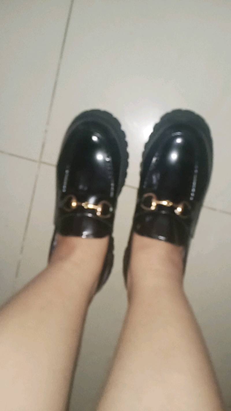 Sepatu Flats Loafers Slip On Bahan Kulit Gaya Harajuku Ulzzang Untuk Wanita 36-40