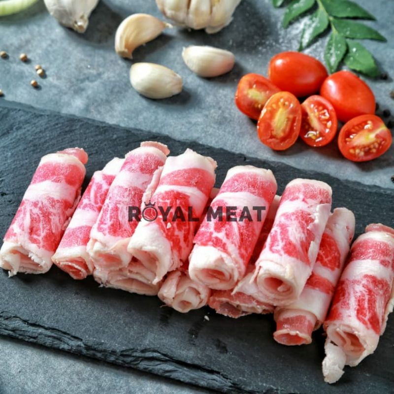 

[Royal Meat] US Shortplate Yoshinoya Beef Sliced FULL DAGING TANPA SISA TRIMMING