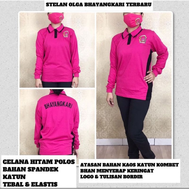 Baju olahraga bhayangkari