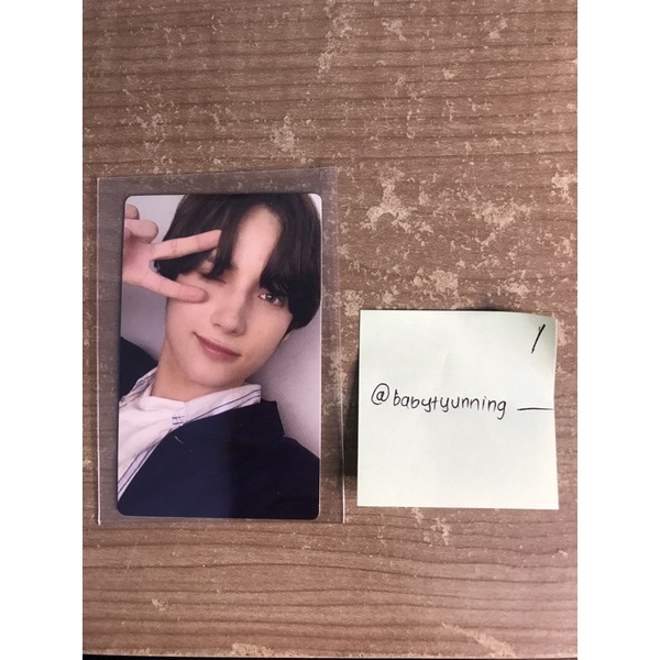 RENEWAL FANCLUB JAPAN PC MEMBERSHIP TXT FC PHOTOCARD HUENINGKAI