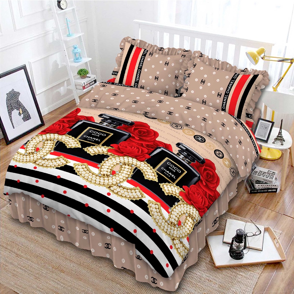 Sprei dan bedcover 160x200 Vito Chanel