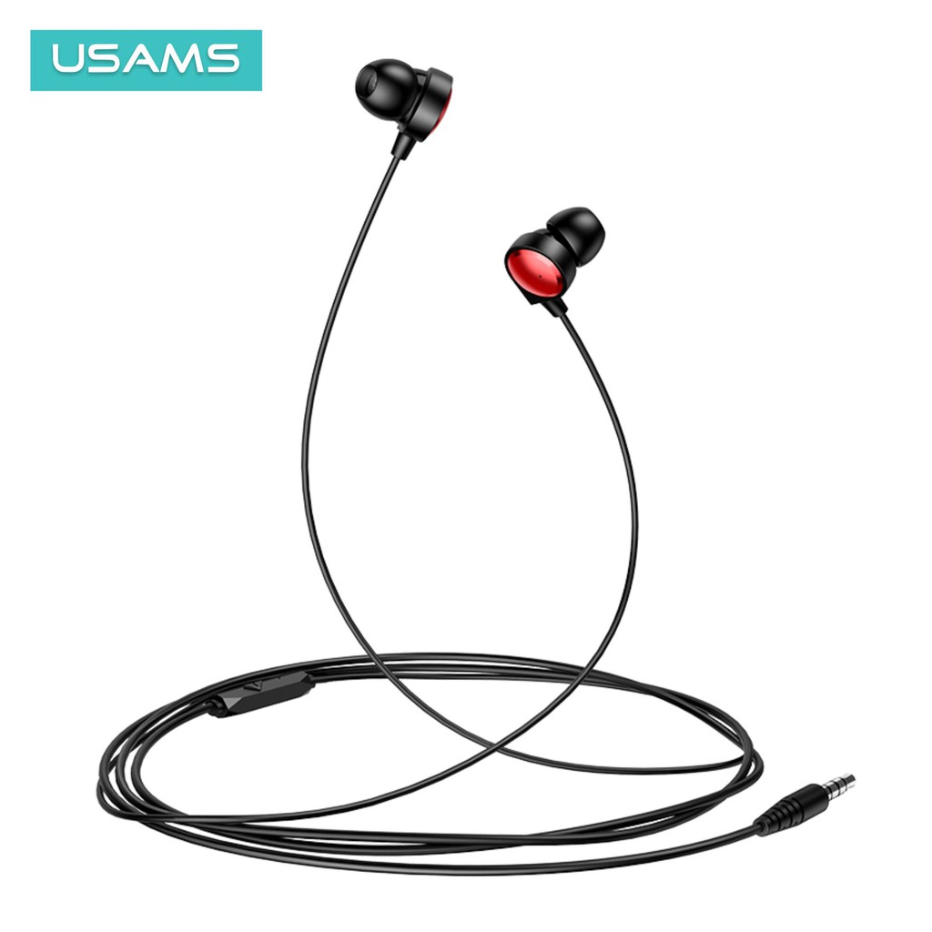 USAMS EP40 Headset Earphone With Mic Jack Audio 3.5mm