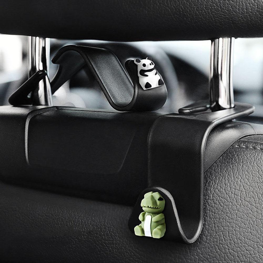 Lanfy Pengait Belakang Kursi Mobil Universal Tahan Lama Gaya Geometri Aksesoris Mobil Animals Interior Accessories Back Seat Hook