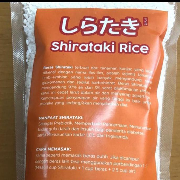 

Ready Stok SHIRATAKI RICE BERAS SHIRATAKI UNTUK DIET 500 GRAM Terlaris