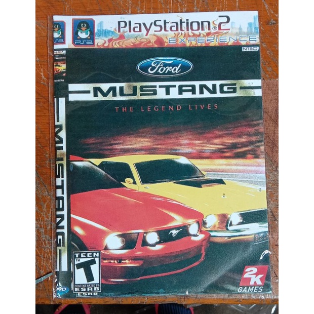 Kaset PS 2 balap mobil Mustang