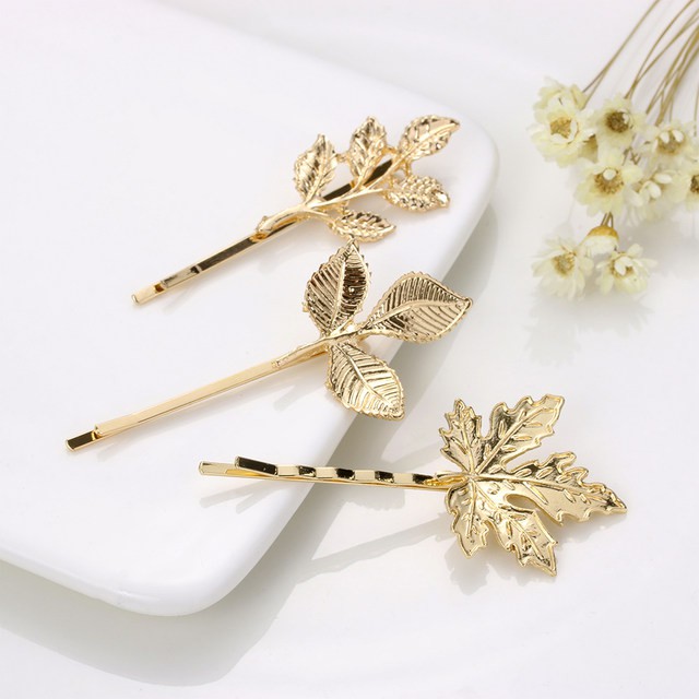 Jepit Rambut Korea Part 259 / Jepit Rambut Unik / Jepit Rambut Daun / Jepitan Korea / Korean Hairpin
