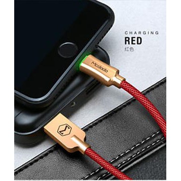 Kabel Lightning McDodo Auto Disconnect Lightning Data Cable 1.2 M CA-390 - RED