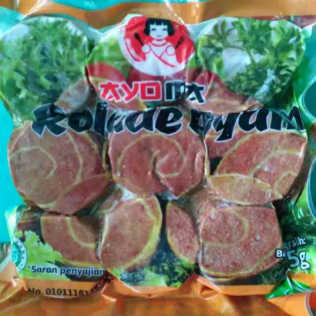 

ayoma rolade ayam 225gr isi 9s