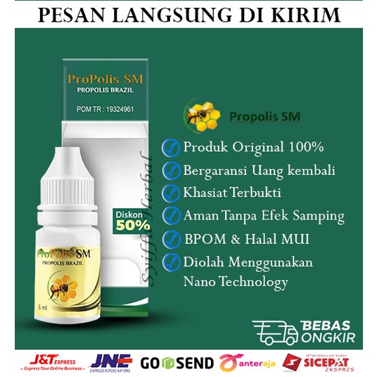 Obat Tetes Hidung, Polip Hidung, Sinusitis, Sinus, Alami | Propolis SM