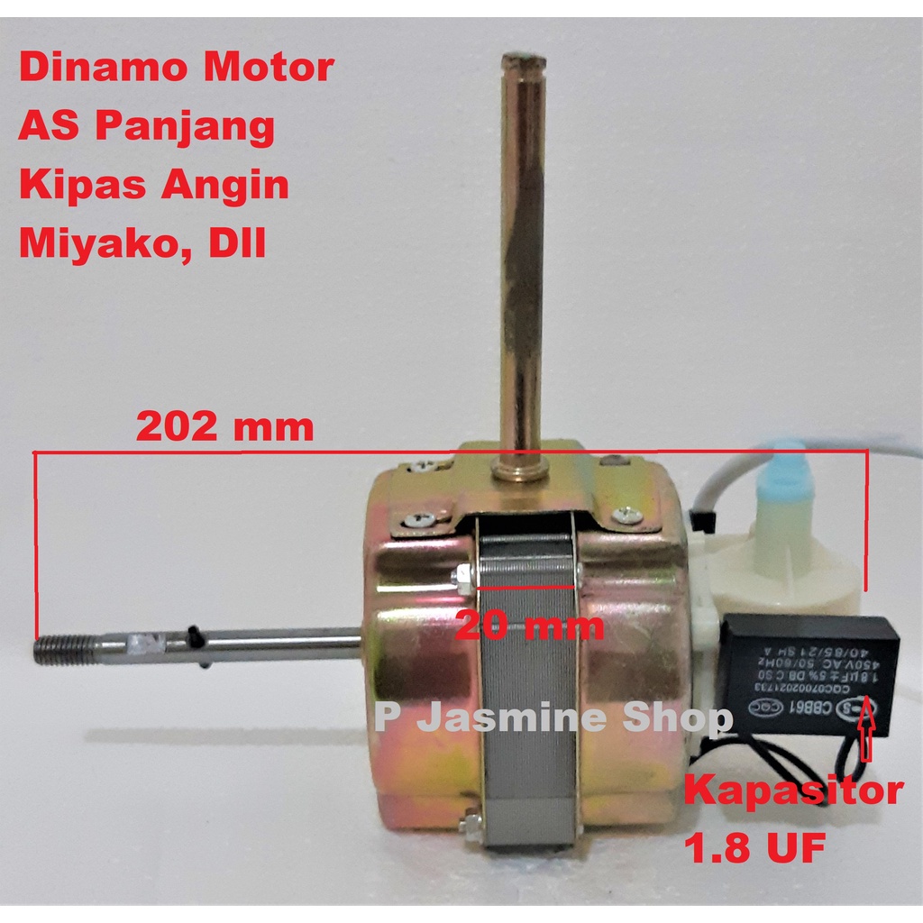 Dinamo Motor Kipas Angin Mitochiba / Advance / Turbo As Leher Panjang
