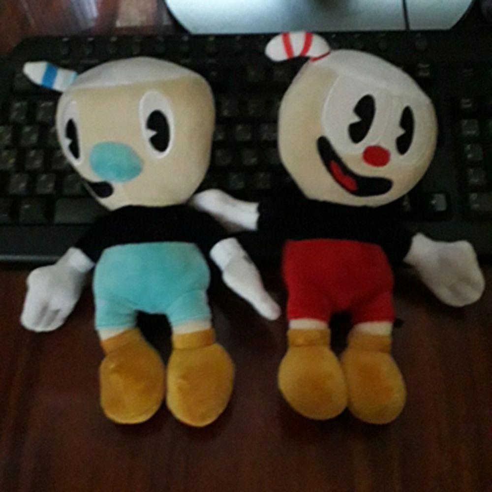 Needway Cuphead Plush Doll Wayang Mainan Lucu Hadiah Natal Boneka Gambar Brinquedos Boneka Permainan Boneka Mainan