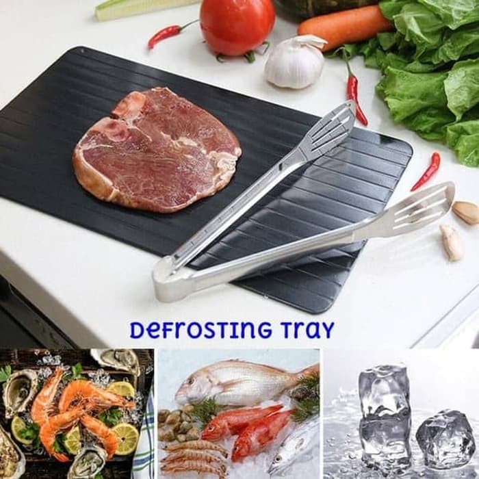 

DEFROSTING TRAY Plat Logam Pencair Pencair Es Daging ikan beku - TB
