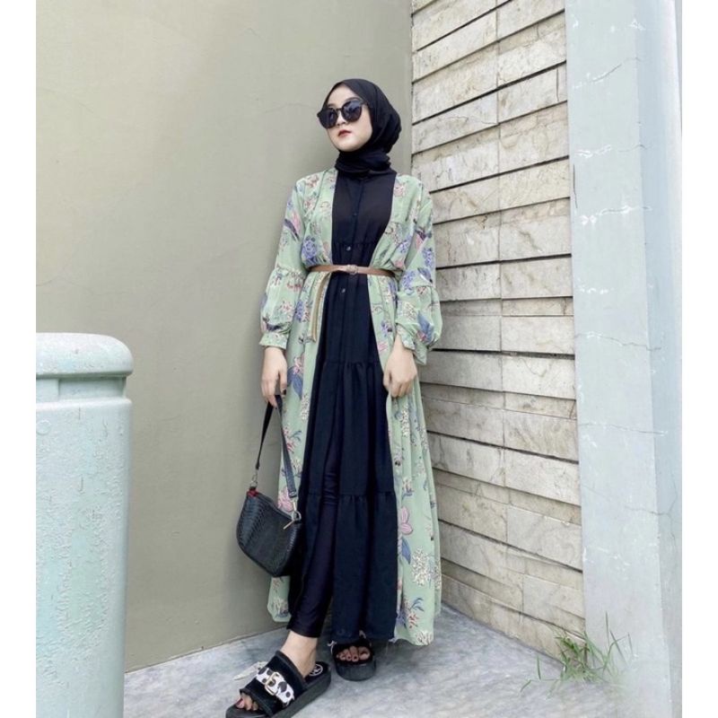 TIFFANY KOREAN LONG CARDI CERUTY BABYDOLL