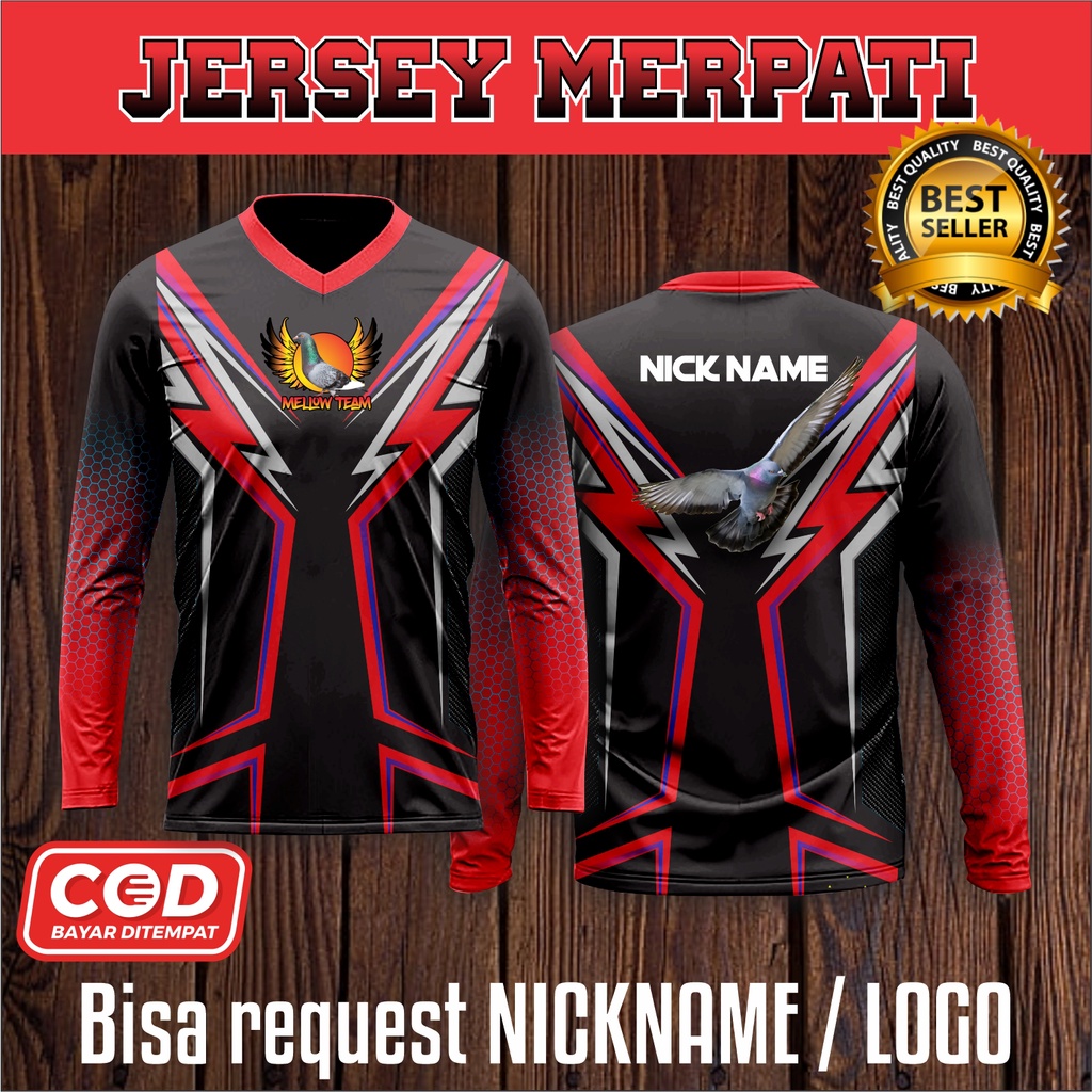 jersey full printing merpati terbaru / jersey murah / jersey gaming / jersey merpati / jersey keren 
