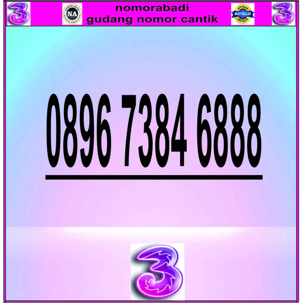 nomor cantik tri 888 h80
