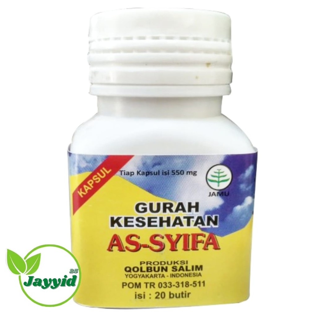 

Kapsul Gurah Kesehatan AS-SYIFA ORIGINAL