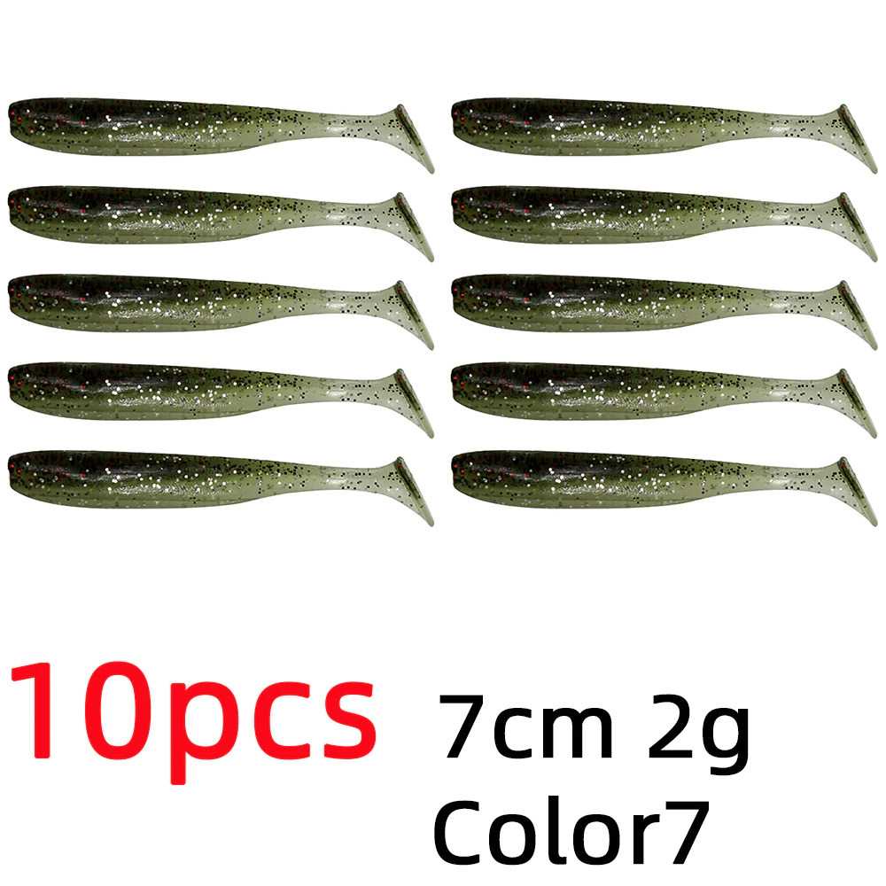 Umpan Pancing Ikan Flashing Jig Sea Lure Bait 7CM 10PCS L72