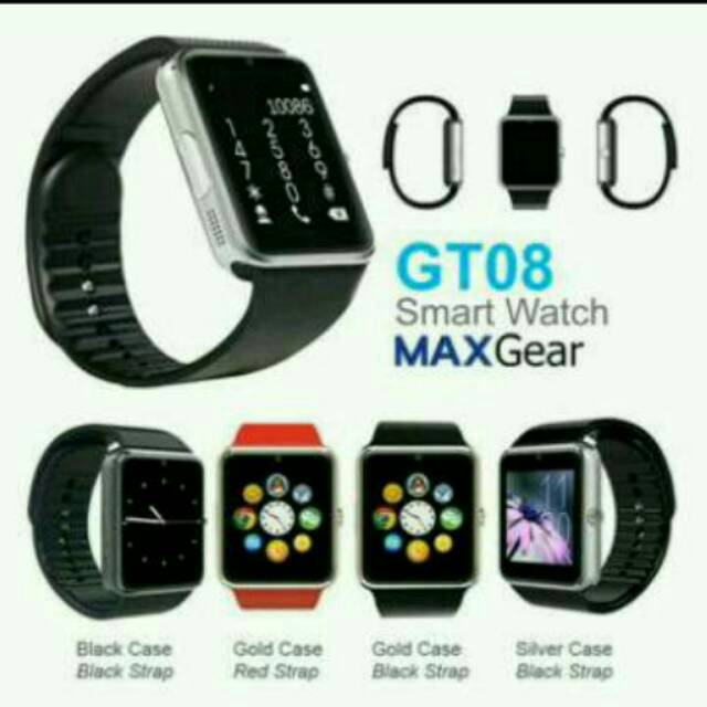 SmartWatch GT08 Support Sim Card & Memory Card