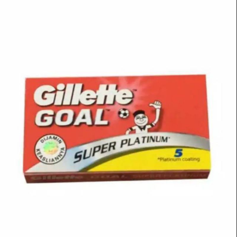 

Silet Gillette Goal SUPER PLATINUM (1 pack isi 5 pcs)